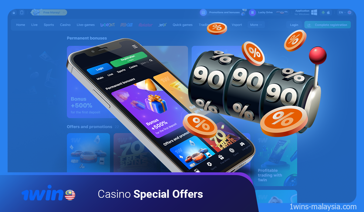 1win Casino presents a number of special offers that provide additional benefits for players